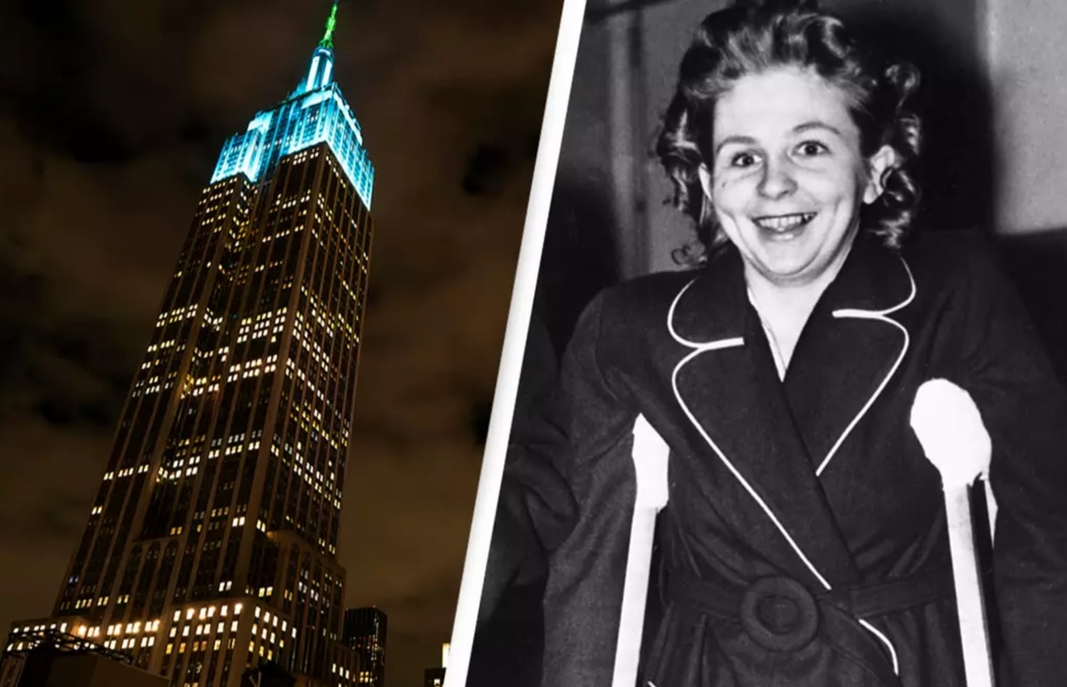 Cô gái sống sót kỳ diệu khi thang máy rơi 75 tầng, 80 năm qua vẫn là biểu tượng