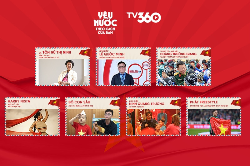 ‘Yêu nước theo cách của bạn’ tạo hiệu ứng mạnh trên mạng xã hội