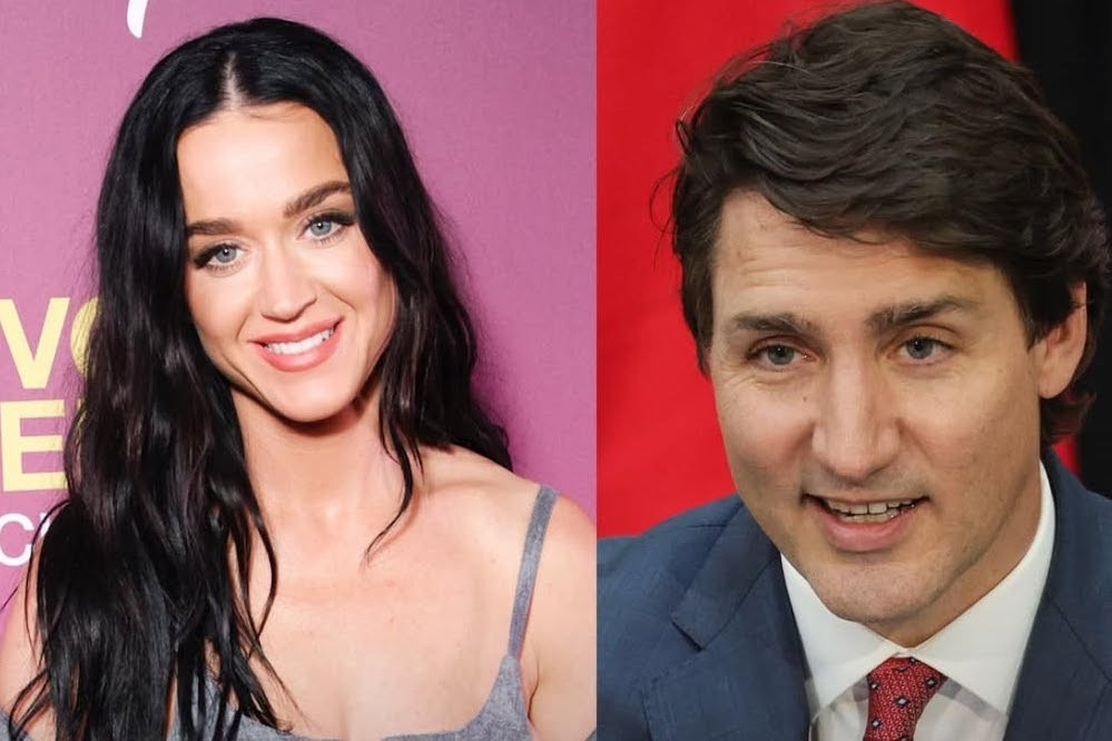 Ca sĩ Katy Perry ăn tối với cựu Thủ tướng Canada sau khi chia tay chồng