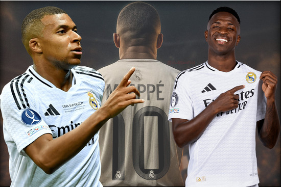 Kylian Mbappe khoác số 10 hào quang: Real Madrid dằn mặt Vinicius