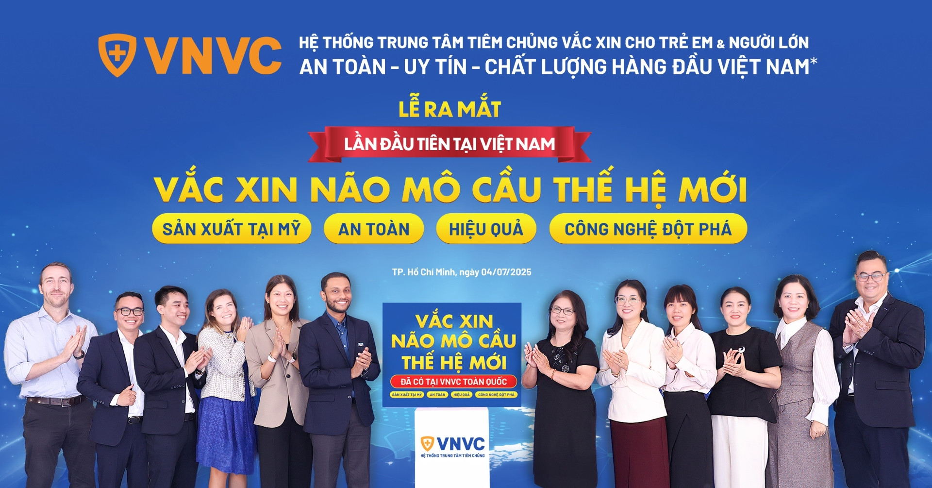 Đã có thể tiêm vắc xin thế hệ mới phòng bệnh não mô cầu tại VNVC
