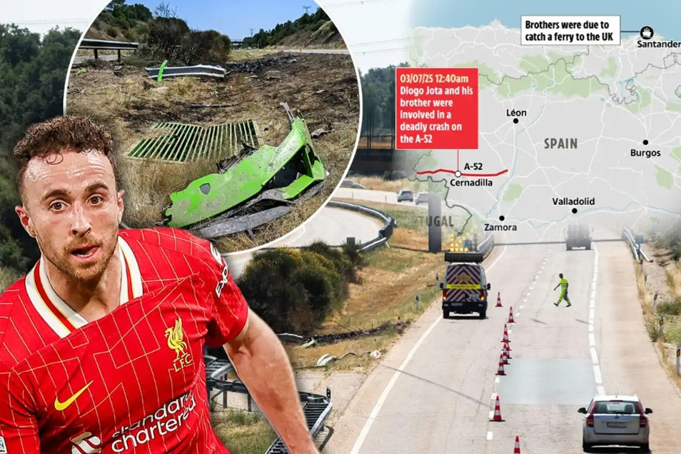 Lý do Diogo Jota lái xe đi phà sang Anh, dẫn đến tai nạn thương tâm