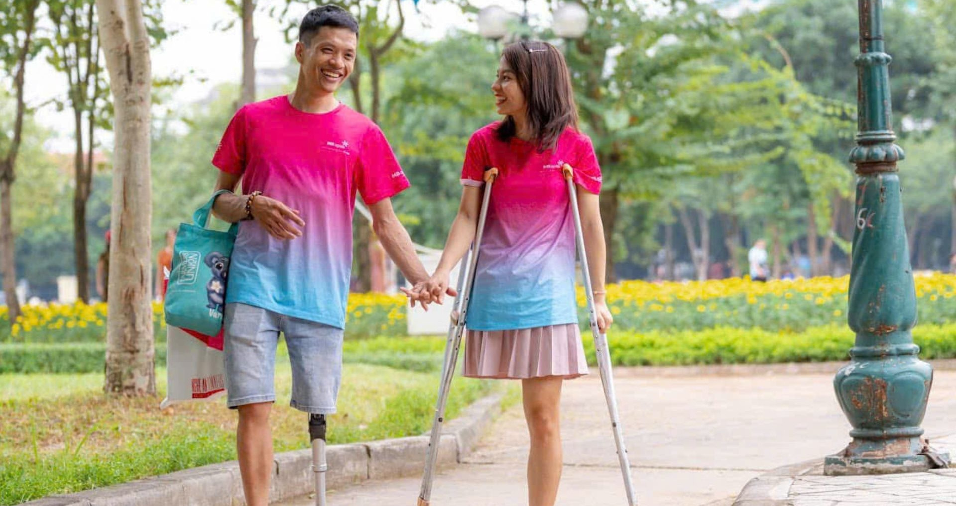 Nữ chiến binh một chân, lan tỏa năng lượng thu hút triệu view trên tiktok