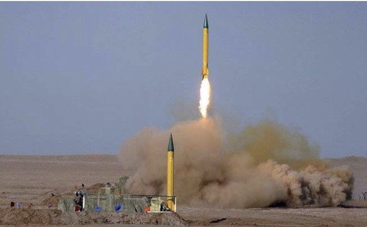 Tên lửa Iran. Ảnh: Press TV