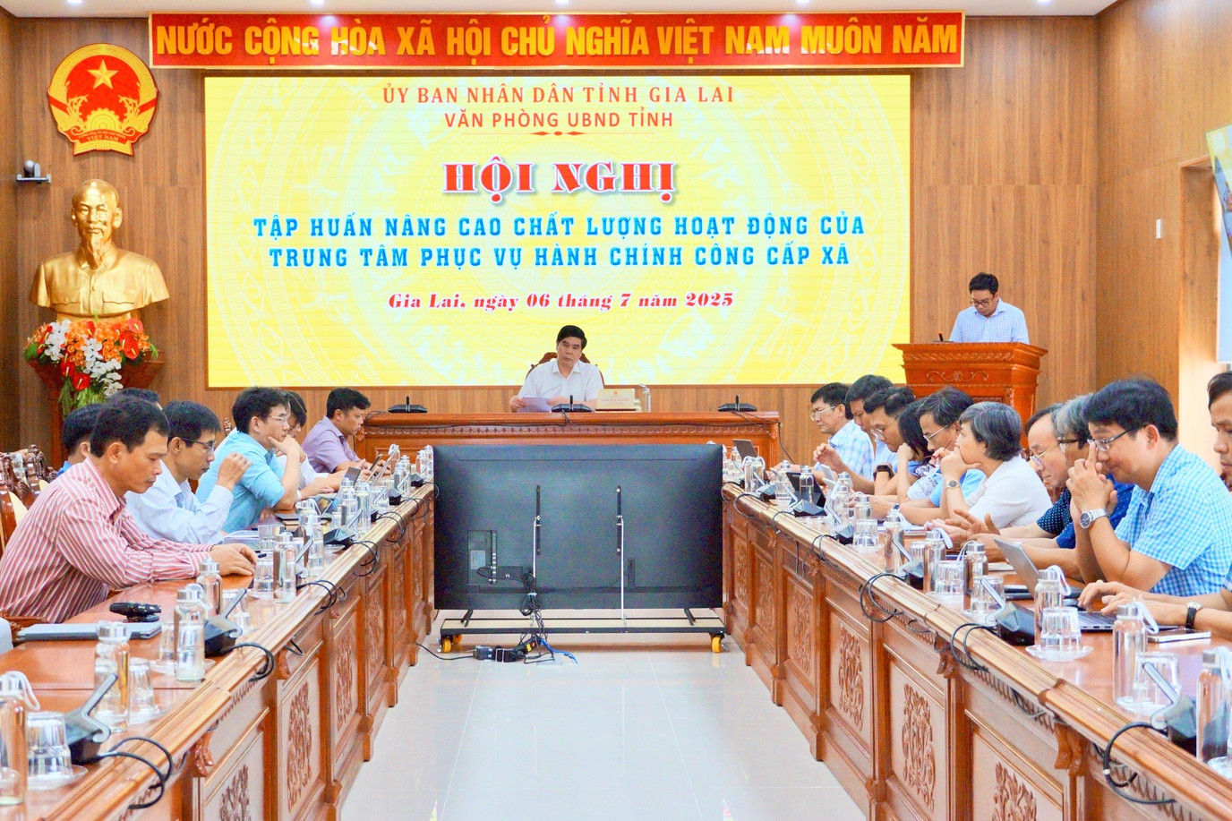 Gia Lai đẩy mạnh tập huấn hành chính công cấp xã theo mô hình chính quyền 2 cấp