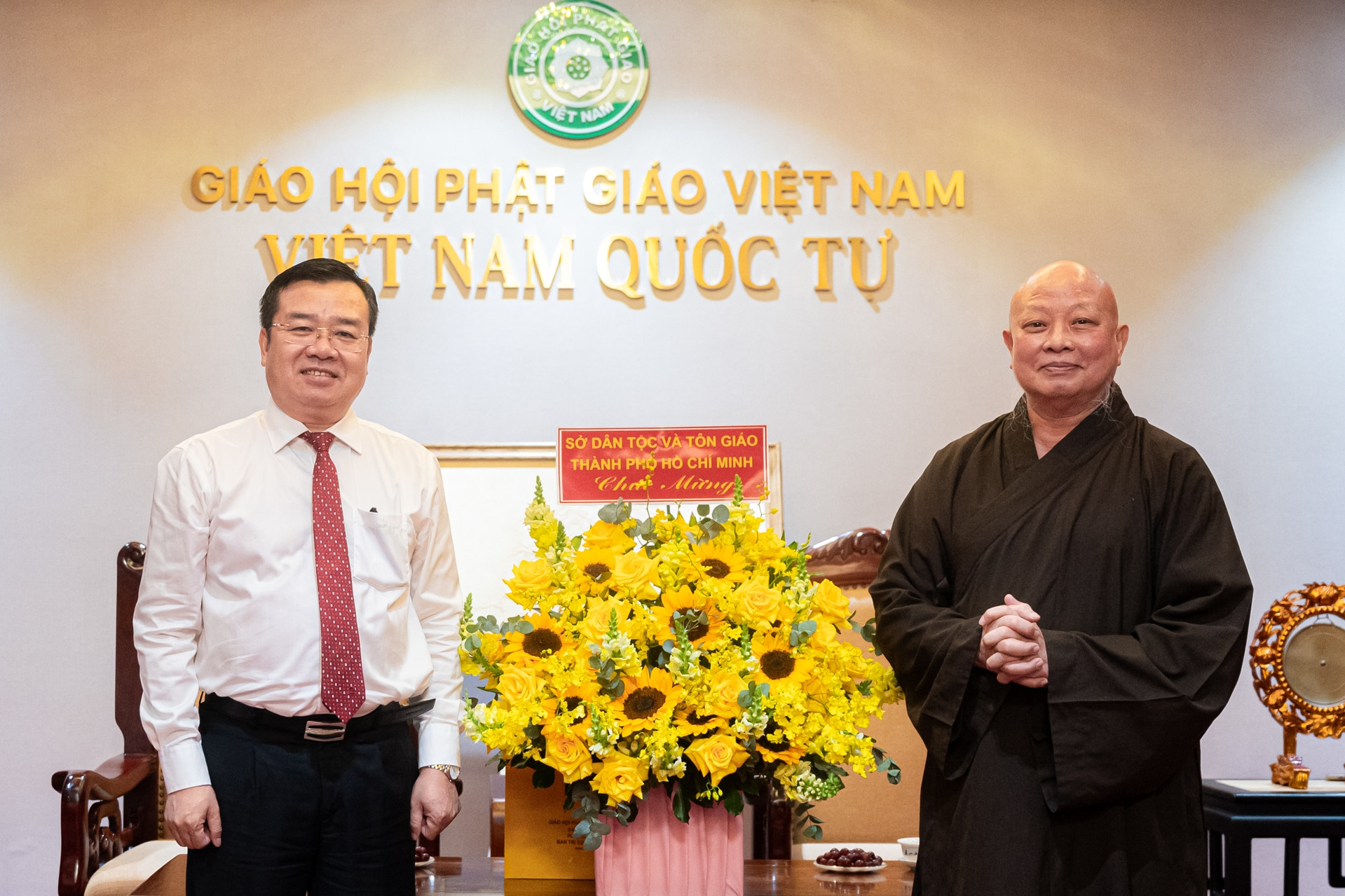 Giám đốc Sở Dân tộc và Tôn giáo TPHCM thăm các tổ chức tôn giáo