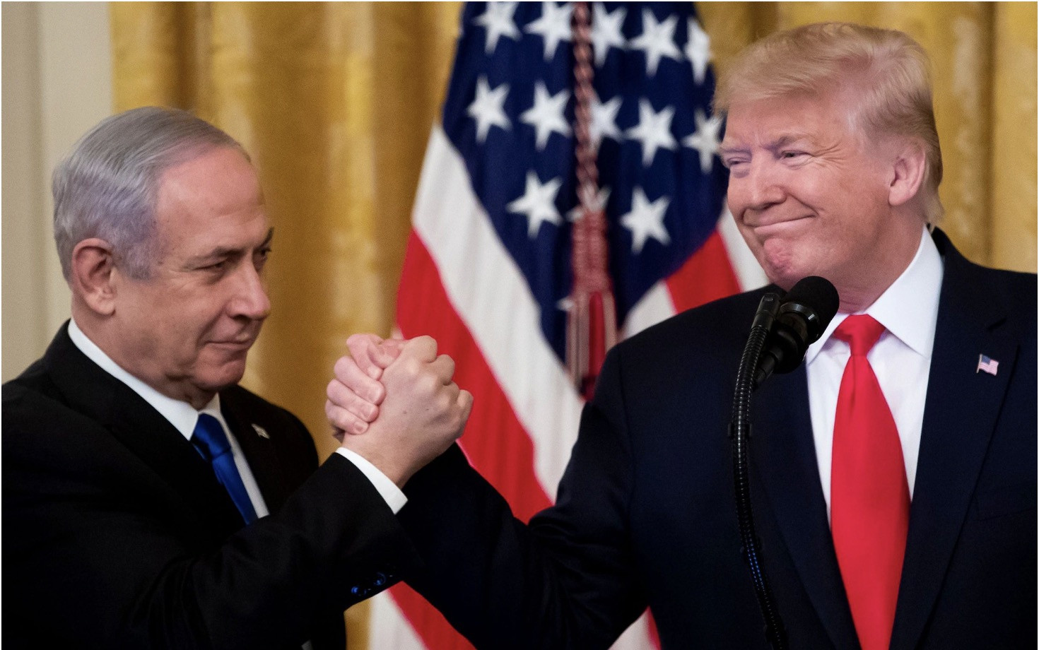 Thủ tướng Israel và Tổng thống Mỹ. Ảnh: EPA/EFE