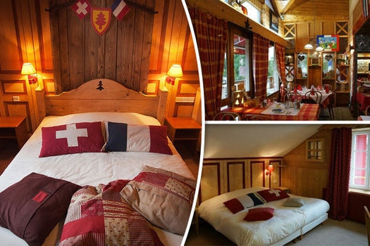 Nơi du khách có thể ngủ cùng lúc trên lãnh thổ 2 quốc gia