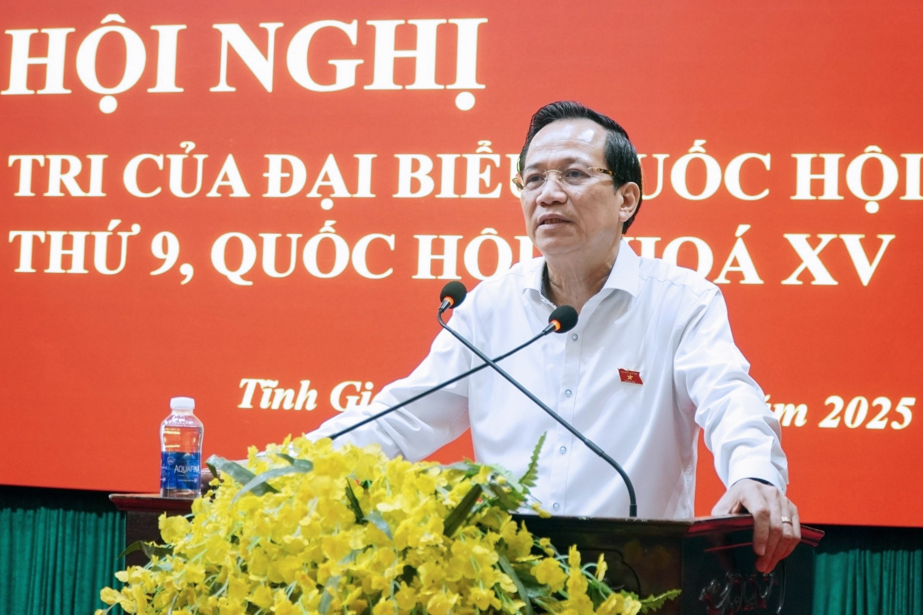 Bộ trưởng Đào Ngọc Dung lắng nghe ý kiến cử tri sau vận hành chính quyền 2 cấp