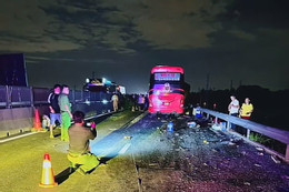 Nguyên nhân ban đầu vụ 2 xe giường nằm tông nhau trên cao tốc, 3 người tử vong