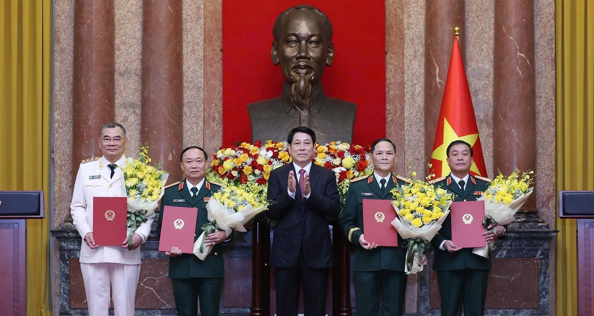4 tướng lĩnh Công an, Quân đội được thăng hàm t...