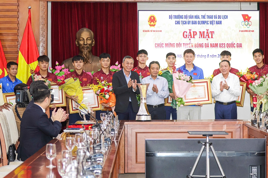 U23 Việt Nam nhận Bằng khen của Thủ tướng Chính phủ