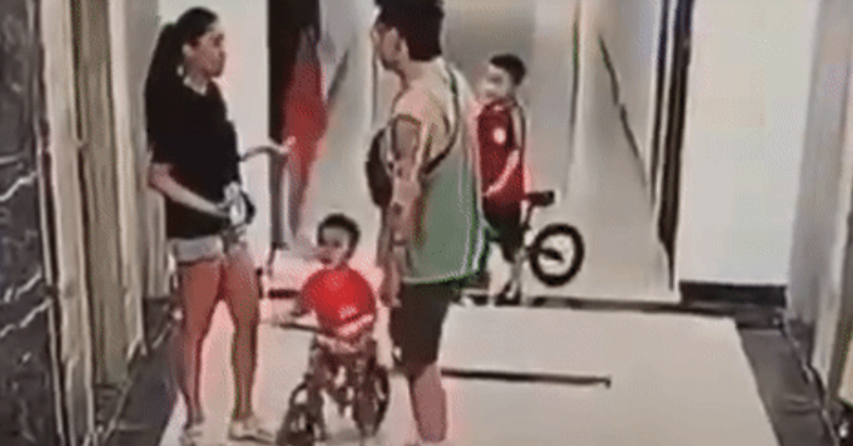 Camera ghi cảnh người đàn ông xăm trổ đánh dã man cô gái tại chung cư ở Hà Nội