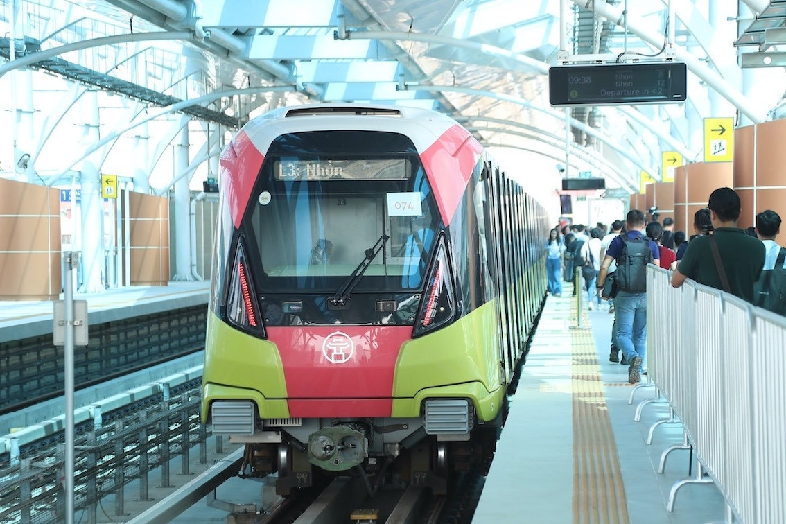 6,4 triệu khách đi metro Nhổn - Cầu Giấy trong 1 năm