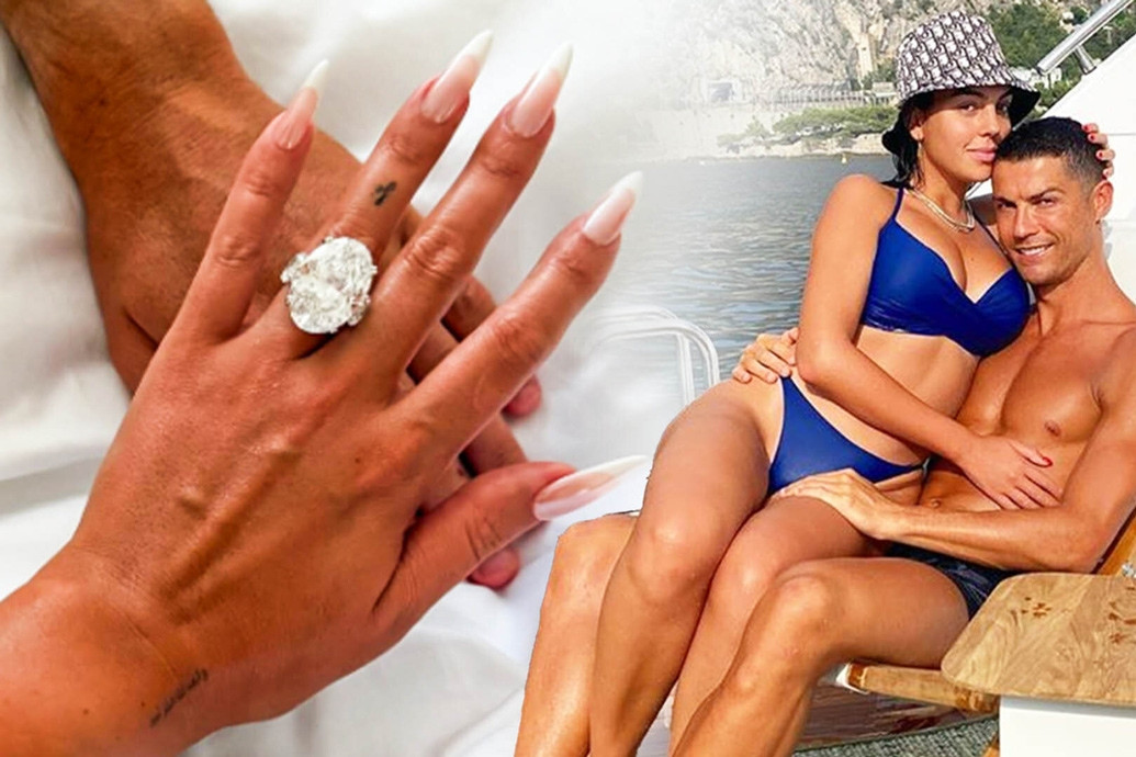 Ronaldo tặng nhẫn kim cương cầu hôn bạn gái