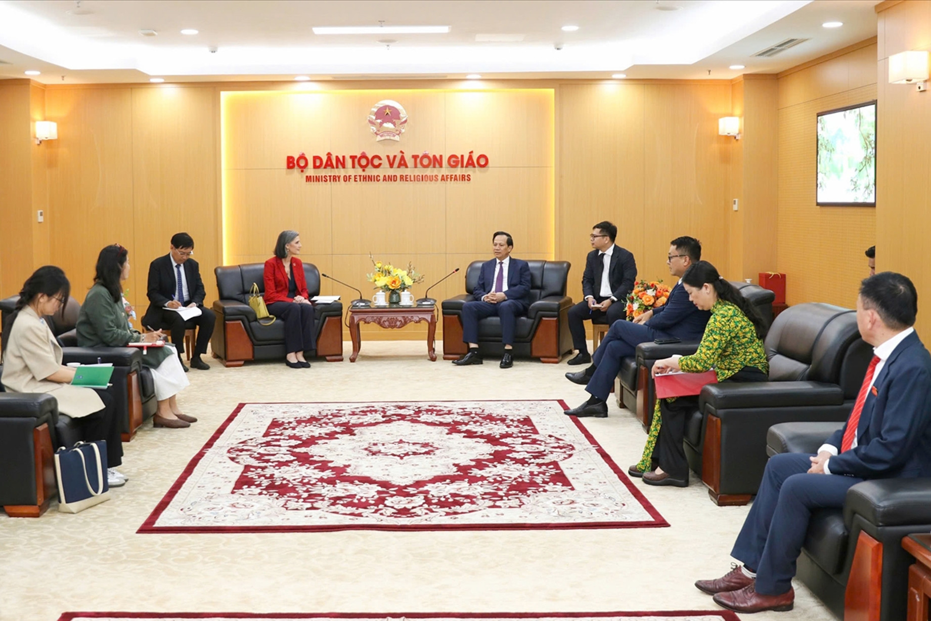 Bộ trưởng Đào Ngọc Dung: Sớm triển khai hợp tác với UNDP hỗ trợ đồng bào DTTS