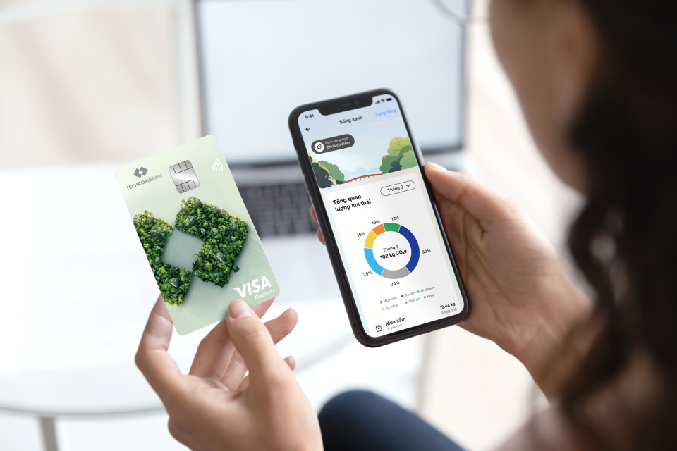 Người Việt hiện đại ‘sống xanh, tiêu sành’ cùng Techcombank Visa Eco