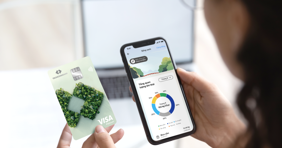 Người Việt hiện đại ‘sống xanh, tiêu sành’ cùng Techcombank Visa Eco