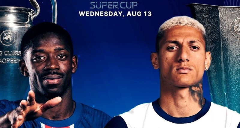 Xem trực tiếp bóng đá PSG vs Tottenham Siêu cúp châu Âu ở kênh nào?