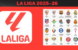 Bảng xếp hạng La Liga 2025/26 mới nhất