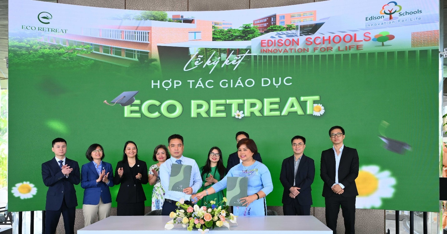 Ecopark hợp tác với Edison xây tổ hợp giáo dục liên cấp tại Eco Retreat