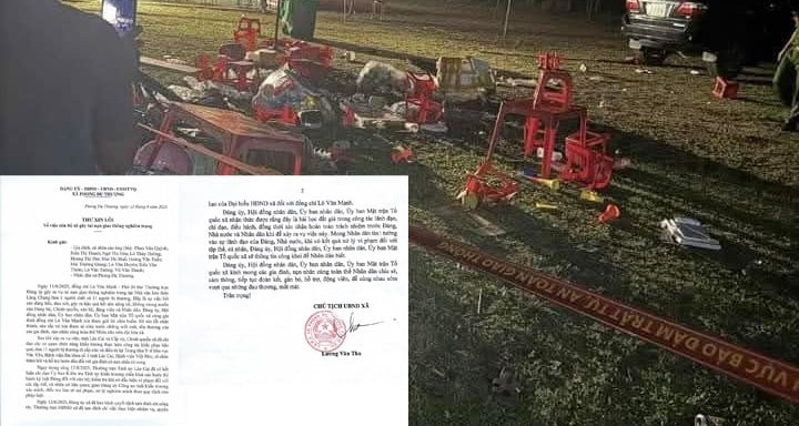 Phó Bí thư xã lái xe biển xanh tông 1 trẻ tử vong, Chủ tịch xã viết thư xin lỗi