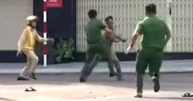 Gây tai nạn, giấu xe trong nghĩa trang, người đàn ông liều lĩnh tấn công cảnh sát