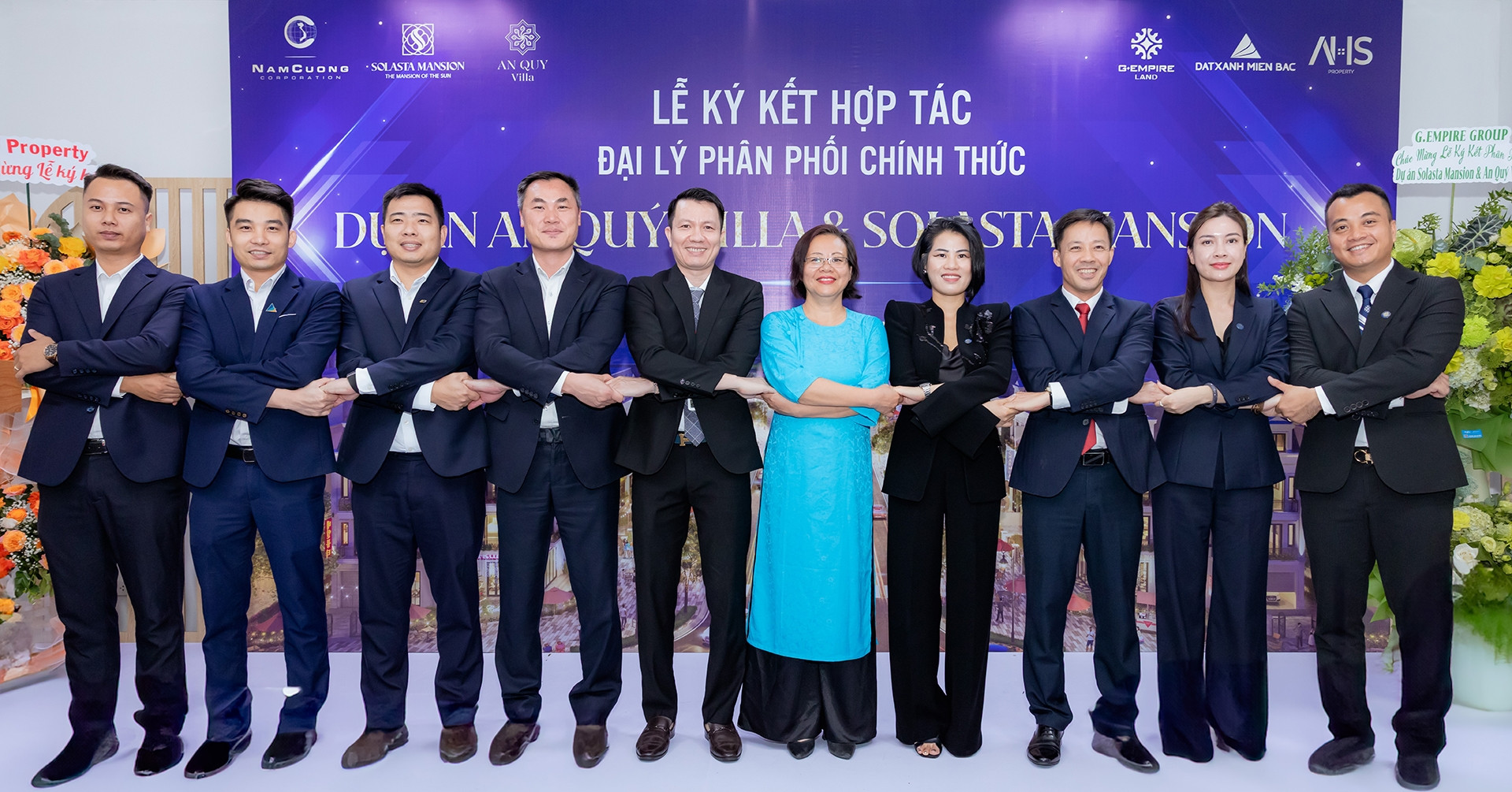 Nam Cường ký kết hợp tác phân phối sản phẩm biệt thự khu đô thị Dương Nội