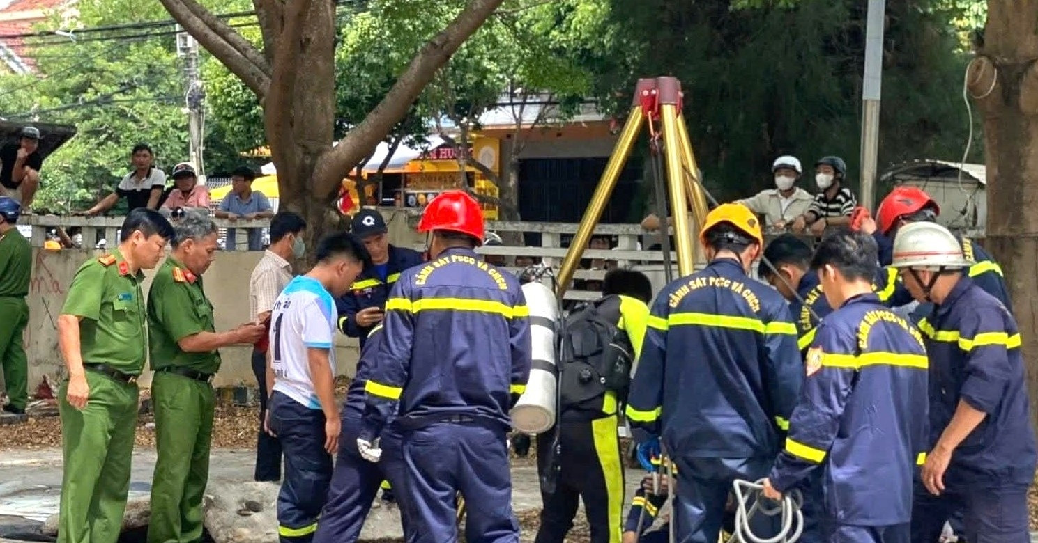 Một công nhân thiệt mạng khi thi công hầm cống nhà thiếu nhi