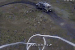 Video UAV Ukraine bắn cháy xe tăng và pháo phản lực Nga ở Donetsk