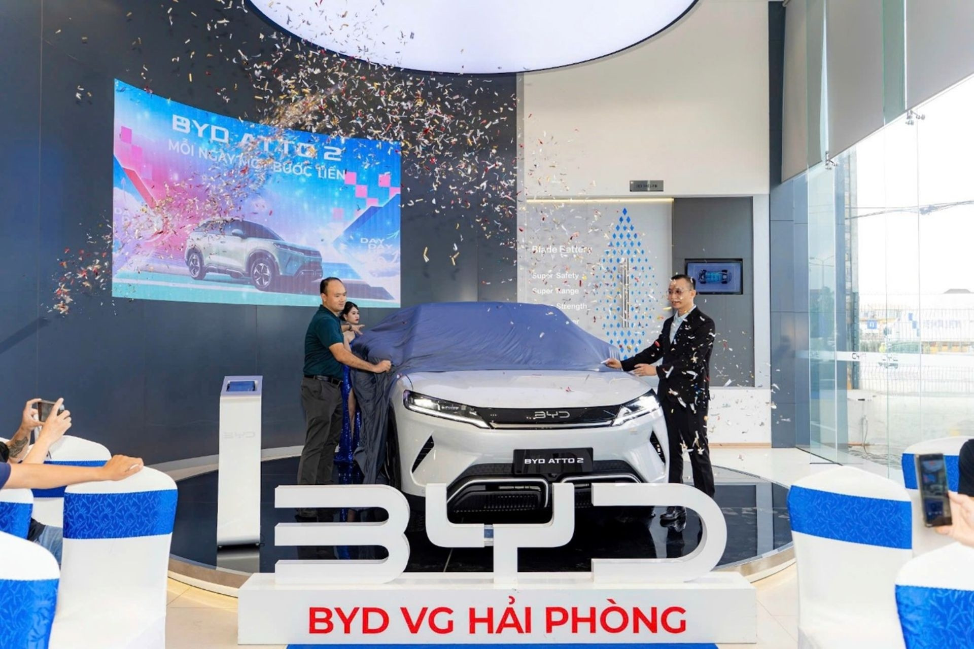 BYD Atto 2 - SUV đô thị thuần điện, trẻ trung ra mắt tại Hải Phòng