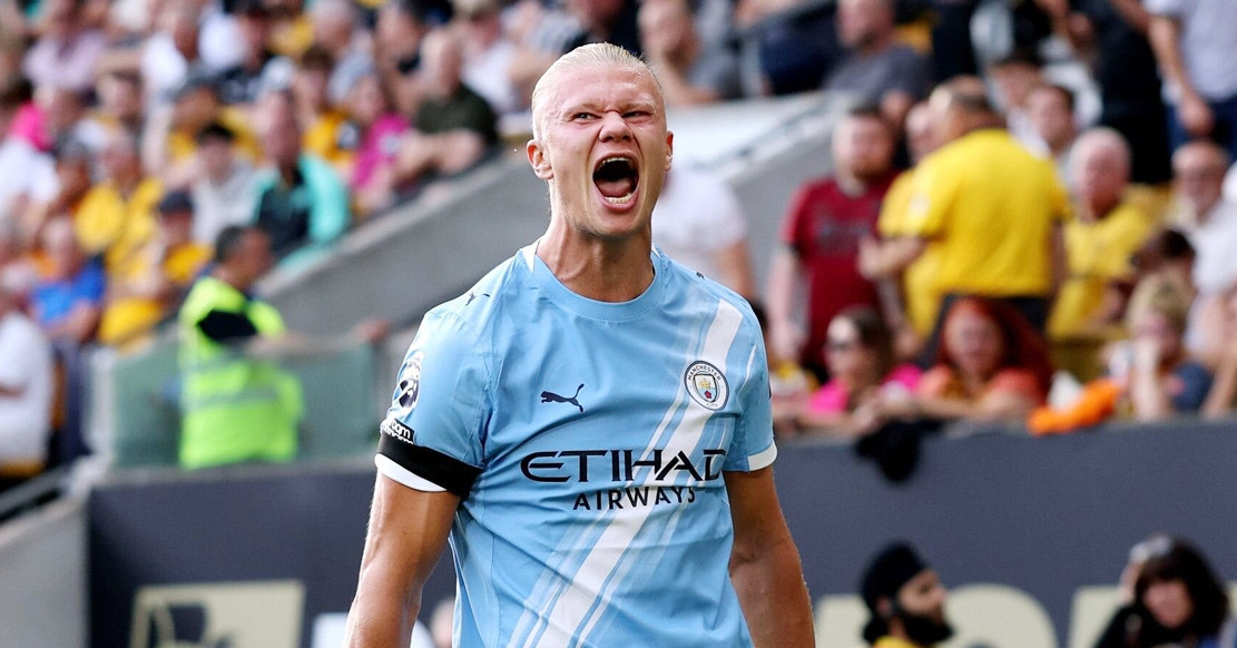 Haaland lập cú đúp, Man City thắng to trận ra quân