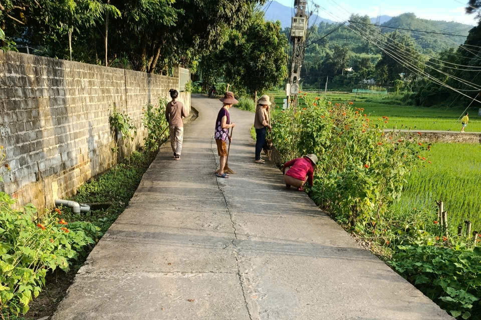 Bảo Thắng (Lào Cai) xây dựng nông thôn mới xanh-sạch-bản sắc-hạnh phúc