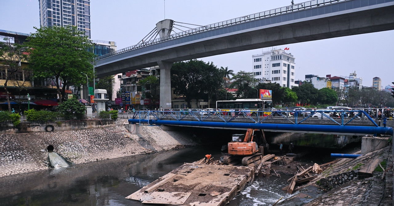 Lý giải nguyên nhân cống nước thải vẫn xả thẳng ra sông Tô Lịch