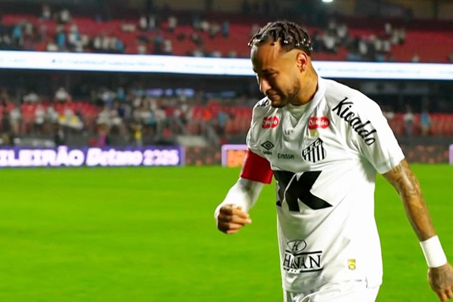 Neymar 'khóc như mưa' sau trận thua đậm nhất sự nghiệp