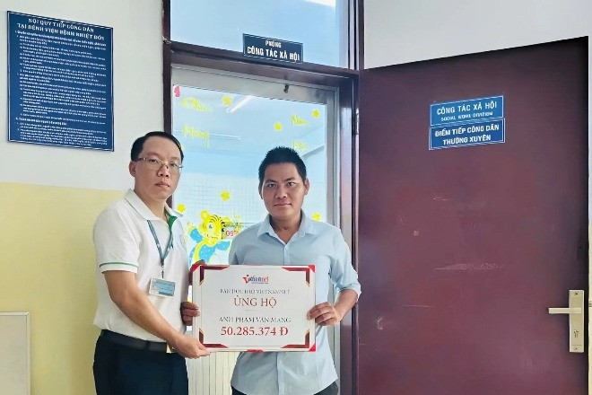 Anh Phạm Văn Măng bị nhiễm trùng uốn ván được bạn đọc giúp đỡ hơn 50 triệu đồng