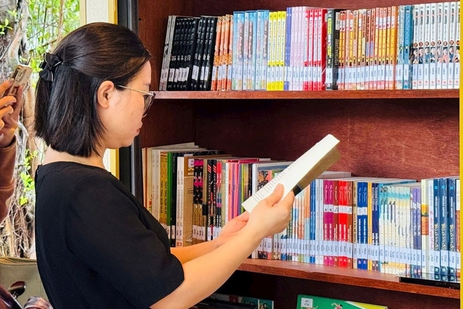 Không gian văn hóa đọc miễn phí gần 1.000 đầu sách tại Văn Miếu - Quốc Tử Giám