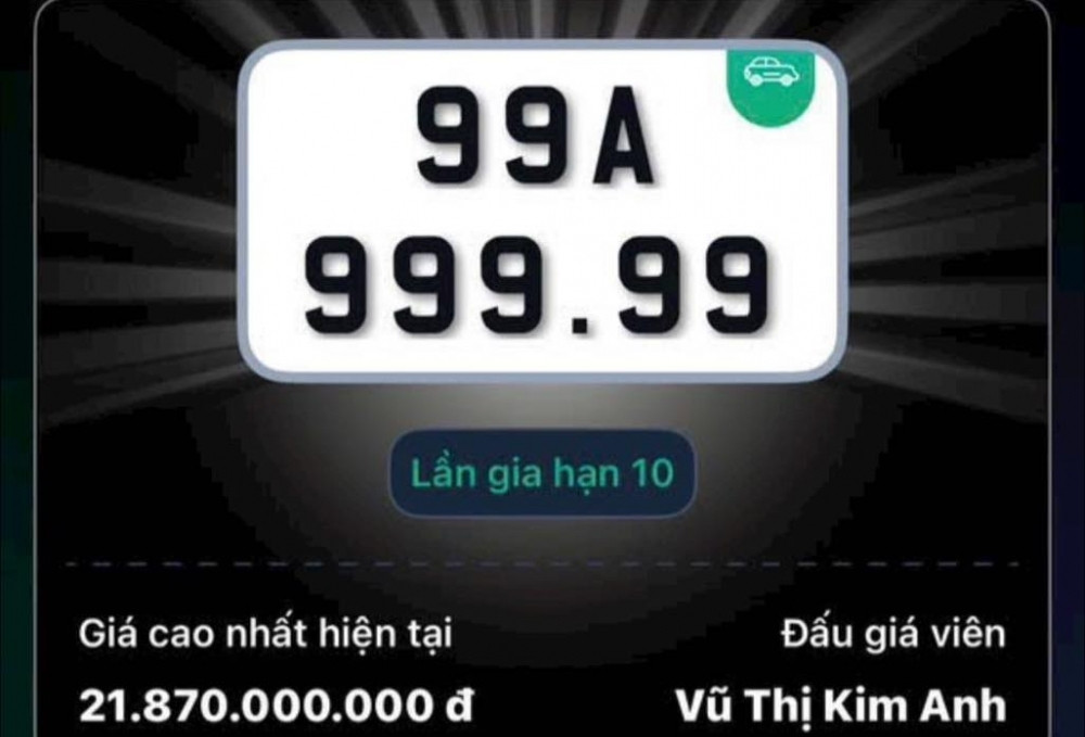 Loạt biển số ngũ quý siêu VIP trúng đấu giá hàng chục tỷ gây sốt