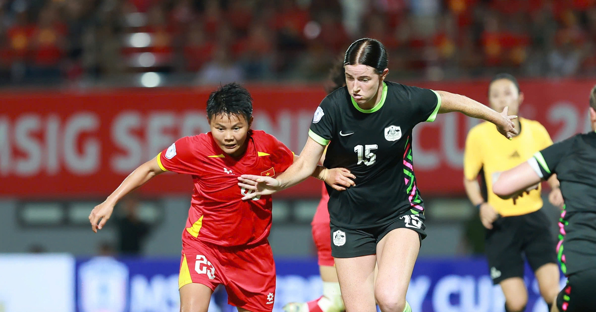 Trực tiếp bóng đá nữ Myanmar 0-0 U23 Australia: Thế trận kín kẽ