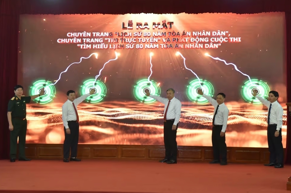 Tòa án Nhân dân Tối cao ra mắt 2 chuyên trang đặc biệt về lịch sử 80 năm TAND