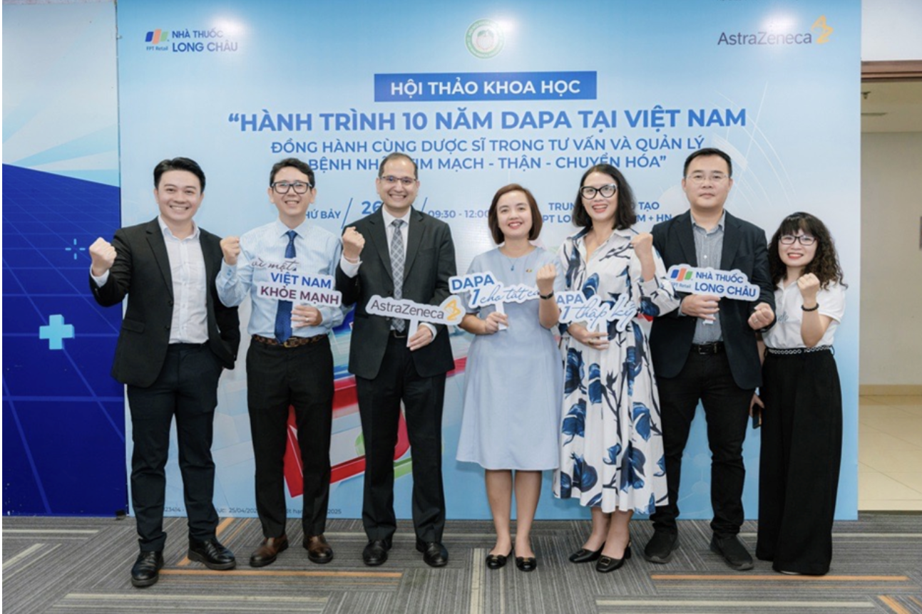 Long Châu đồng hành AstraZeneca vì sức khỏe tim - thận người Việt