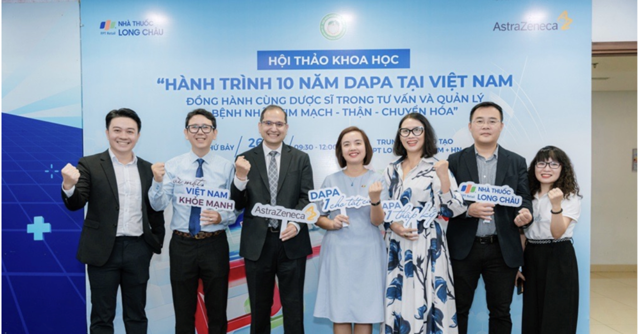 Long Châu đồng hành AstraZeneca vì sức khỏe tim - thận người Việt