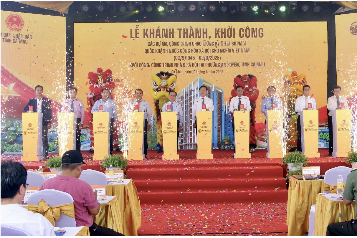 T&T Group khởi công công trình nhà ở xã hội tại Cà Mau