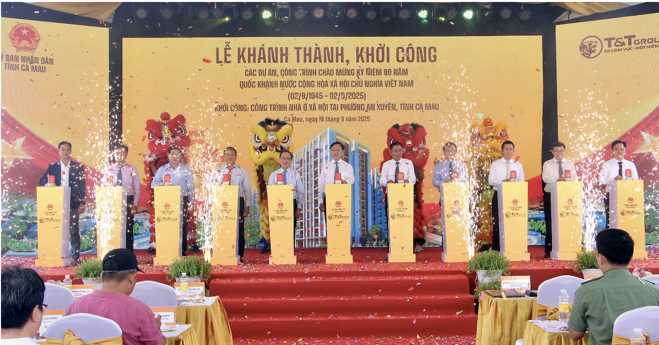 T&T Group khởi công công trình nhà ở xã hội tại Cà Mau