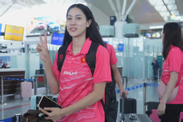Tuyển bóng chuyền nữ Việt Nam háo hức sang Thái Lan dự giải thế giới