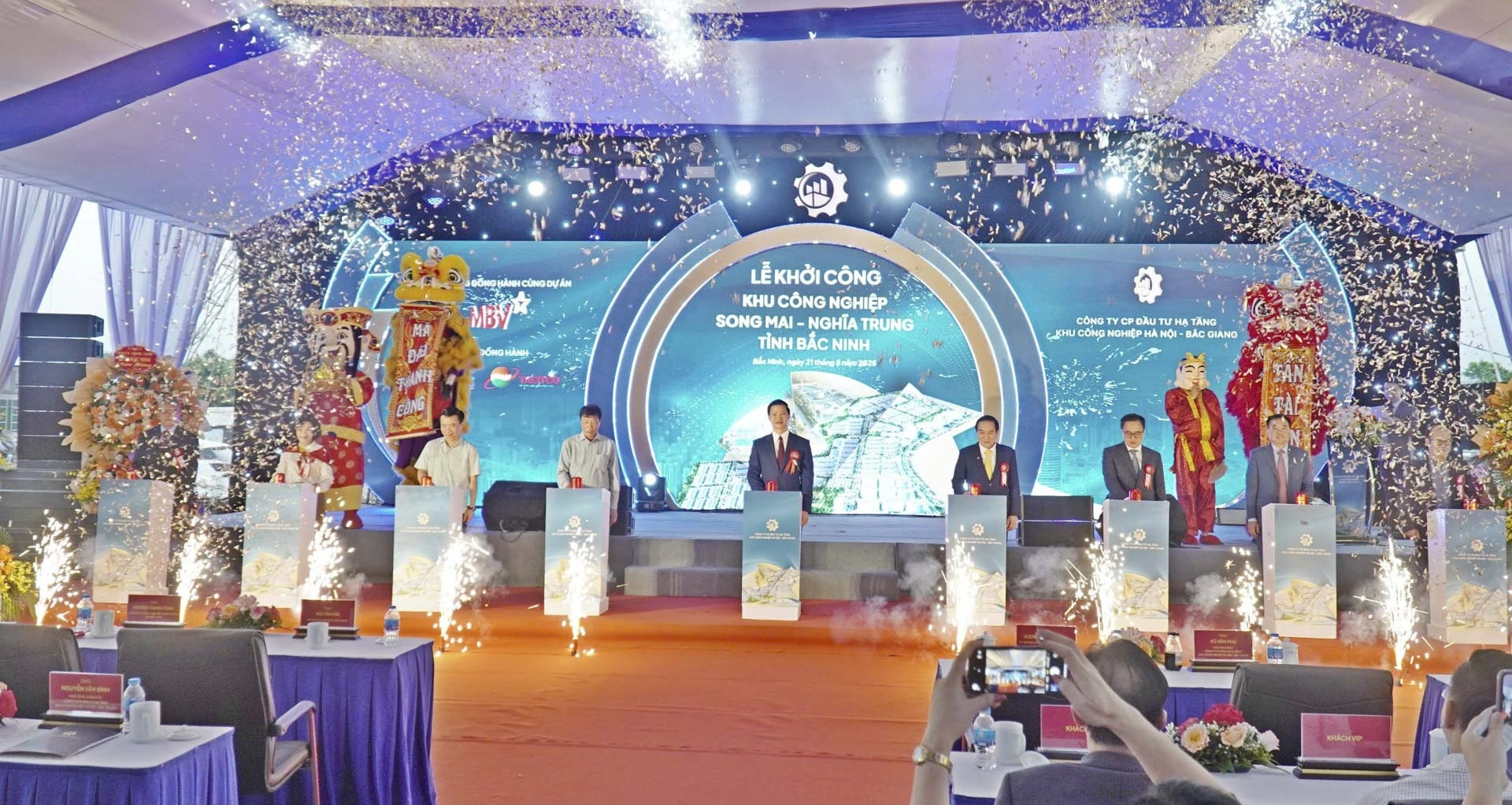 Bắc Ninh khởi công khu công nghiệp đầu tiên sau hợp nhất tỉnh