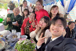 Cô giáo Nhật về Hà Tĩnh làm dâu, bất ngờ với món nóng hổi trên mâm cỗ cưới