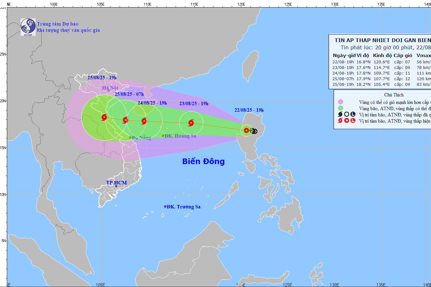 Áp thấp mạnh lên thành bão số 5, Thủ tướng yêu cầu Chủ tịch 12 tỉnh không để lũ chồng lũ