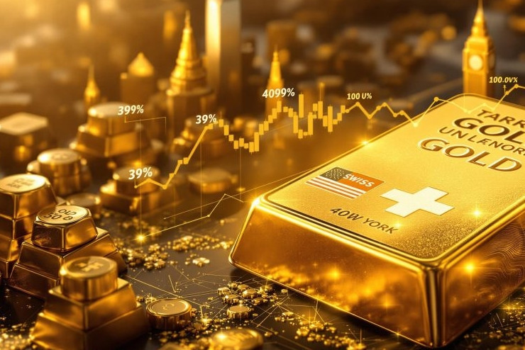 Giá vàng tăng mạnh, vàng thỏi lại ồ ạt chuyển về Mỹ