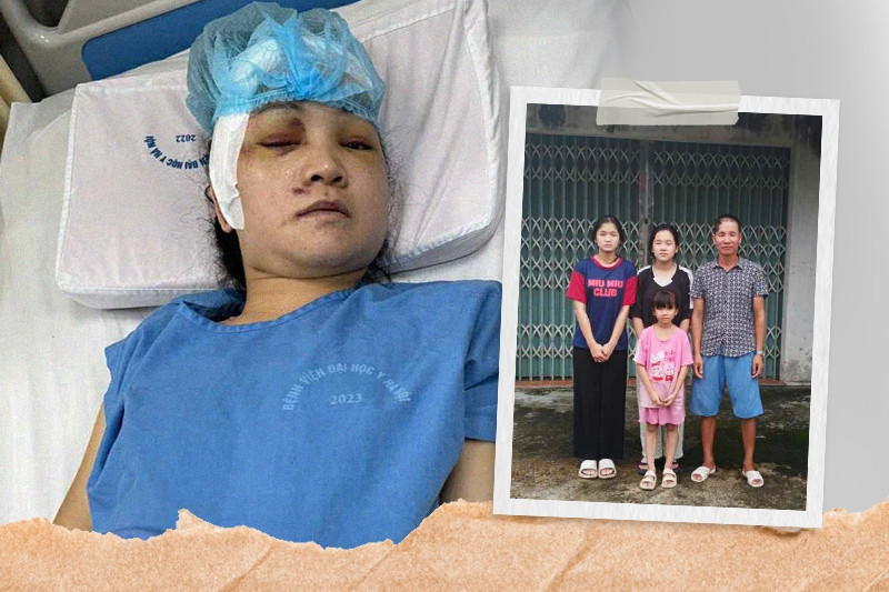 Vợ chồng nghèo liên tiếp gặp tai ương, ba con thơ bơ vơ không nơi nương tựa